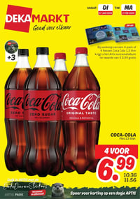 COCA-COLA Fles 1.5 liter aanbieding bij Dekamarkt – geldig van 27.01.2026 t/m 02.02.2026