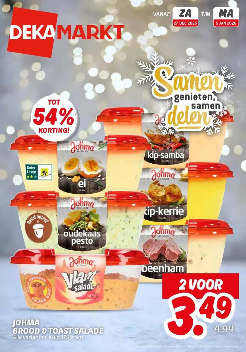 Dekamarkt folder – pagina 1