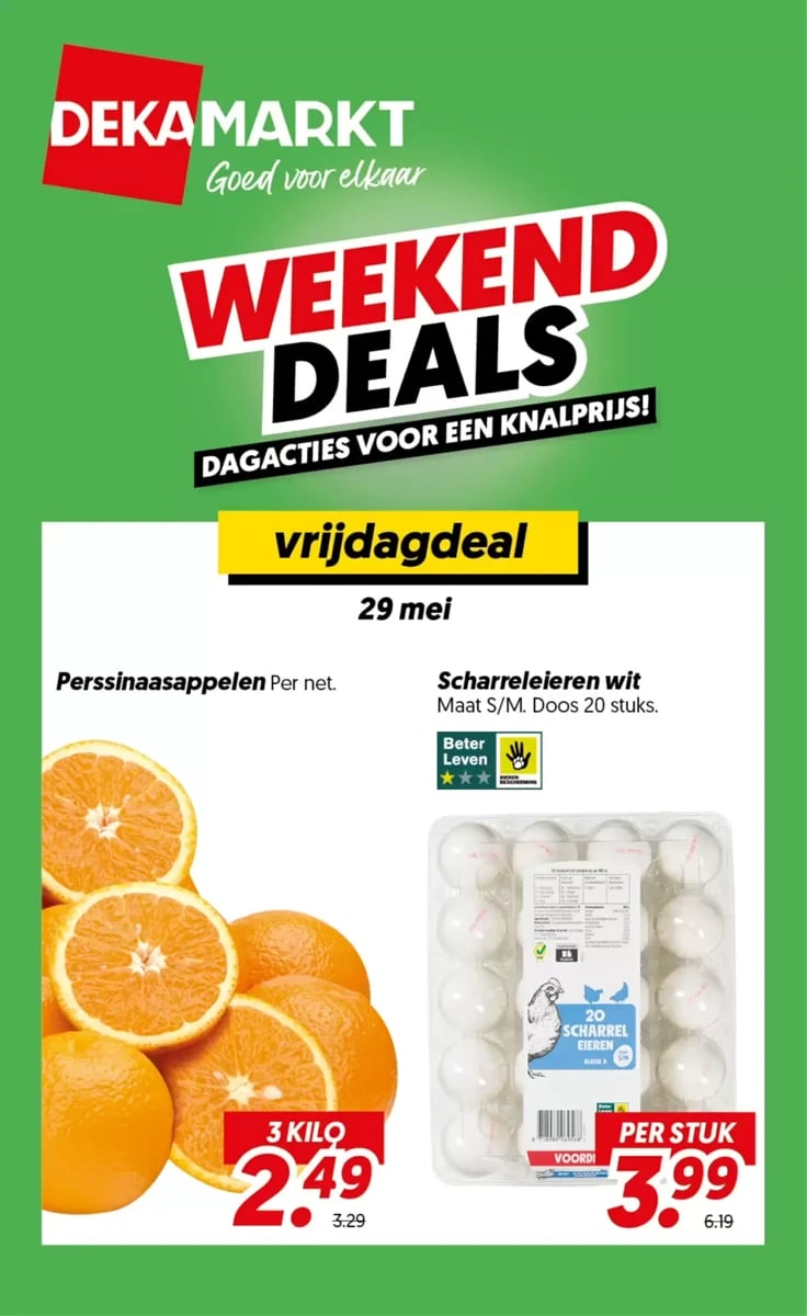Dekamarkt folder – pagina 1