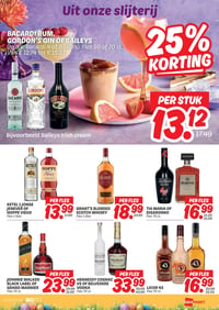 BACARDI RUM, GORDON'S GIN OF BAILEYS aanbieding bij Dekamarkt – geldig van 31.03.2026 t/m 06.04.2026