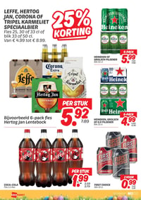 Heineken of Grolsch Pilsener Blik 50 cl aanbieding bij Dekamarkt – geldig van 31.03.2026 t/m 06.04.2026