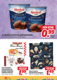 ALMHOF CHOCOLADEMOUSSE aanbieding bij Dekamarkt – geldig van 31.03.2026 t/m 06.04.2026