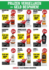JOHNNIE WALKER Red Label Blended Scotch Whisky Hele liter aanbieding bij Dirck-iii – geldig van 04.02.2026 t/m 10.02.2026