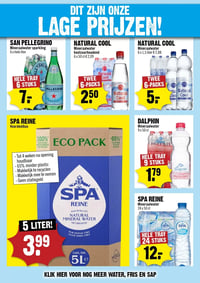 SPA REINE Mineraalwater 24 x 50 cl aanbieding bij Dirck-iii – geldig van 08.04.2026 t/m 14.04.2026