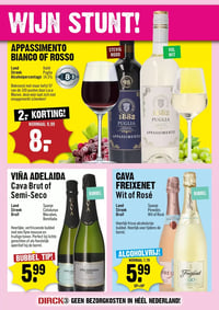 CAVA FREIXENET Wit of Rosé aanbieding bij Dirck-iii – geldig van 08.04.2026 t/m 14.04.2026