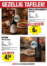 MATURO Nero d'avola aanbieding bij Dirck-iii – geldig van 11.03.2026 t/m 17.03.2026
