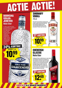 BOOMSMA GRAANJENEVER Hele liter aanbieding bij Dirck III – geldig van 14.01.2026 t/m 20.01.2026