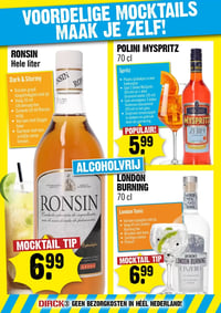 POLINI MYSPRITZ 70 cl aanbieding bij Dirck III – geldig van 14.01.2026 t/m 20.01.2026