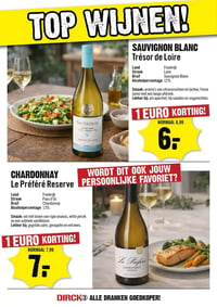 CHARDONNAY Le Préféré Reserve aanbieding bij Dirck-iii – geldig van 18.02.2026 t/m 24.02.2026