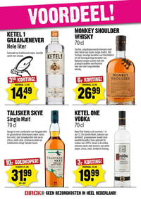 TALISKER SKYE Single Malt 70 cl aanbieding bij Dirck-iii – geldig van 18.03.2026 t/m 24.03.2026