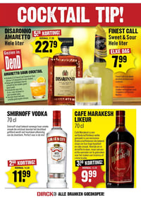 SMIRNOFF VODKA 70 cl aanbieding bij Dirck-iii – geldig van 25.02.2026 t/m 03.03.2026