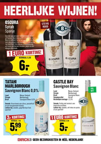 OSCURA Syrah Spanje aanbieding bij Dirck-iii – geldig van 28.01.2026 t/m 03.02.2026