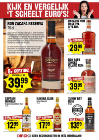 BACARDI RUM RESERVA 8 YEARS 70 cl aanbieding bij Dirck-iii – geldig van 28.01.2026 t/m 03.02.2026