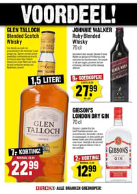 JOHNNIE WALKER Ruby Blended Whisky aanbieding bij Dirck-iii – geldig van 28.01.2026 t/m 03.02.2026