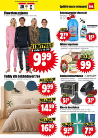 Fluwelen pyjama aanbieding bij Dirk – geldig van 01.02.2026 t/m 07.02.2026