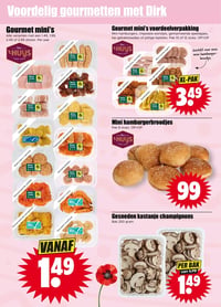 Gesneden kastanje champignons aanbieding bij Dirk – geldig van 01.04.2026 t/m 07.04.2026