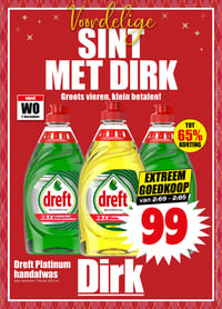 Dreft Platinum handafwas aanbieding bij Dirk – geldig van 02.12.2025 t/m 09.12.2025