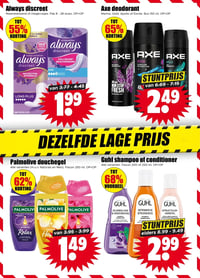 Axe deodorant aanbieding bij Dirk – geldig van 05.04.2026 t/m 11.04.2026