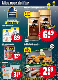 10 Frikandellen 10 x 70 g = 700 g aanbieding bij Dirk – geldig van 11.02.2026 t/m 17.02.2026