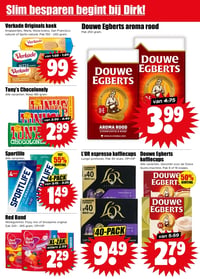 Douwe Egberts koffiecups aanbieding bij Dirk – geldig van 11.03.2026 t/m 17.03.2026
