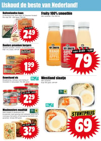 Fruity 100% smoothie aanbieding bij Dirk – geldig van 11.03.2026 t/m 17.03.2026