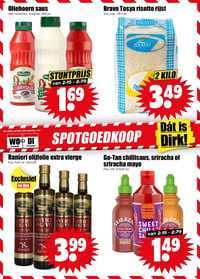 Bravo Tosya risotto rijst aanbieding bij Dirk – geldig van 14.01.2026 t/m 20.01.2026