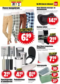 Fleece loungebroek aanbieding bij Dirk – geldig van 15.02.2026 t/m 21.02.2026