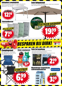 Inklapbare campingtafel aanbieding bij Dirk – geldig van 15.04.2026 t/m 21.04.2026