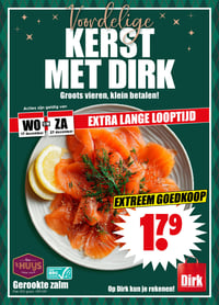 Gerookte zalm aanbieding bij Dirk – geldig van 17.12.2025 t/m 27.12.2025