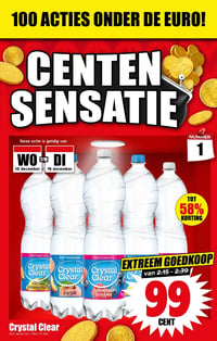 Crystal Clear aanbieding bij Dirk – geldig van 10.12.2025 t/m 16.12.2025