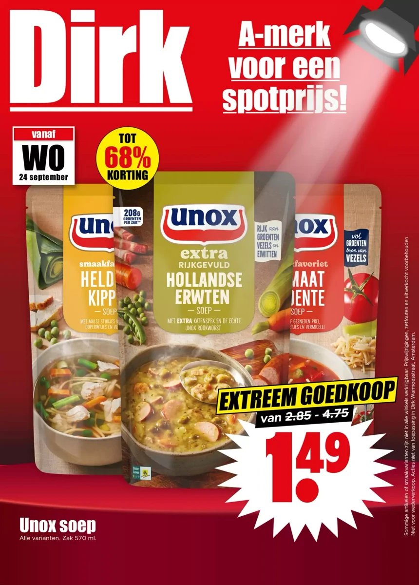 Dirk folder – pagina 1