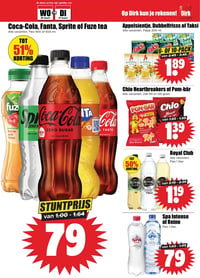 Coca-Cola, Fanta, Sprite of Fuze tea aanbieding bij Dirk – geldig van 25.03.2026 t/m 31.03.2026