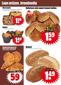 Bolicious mini appel-kaneel bollen aanbieding bij Dirk – geldig van 28.01.2026 t/m 03.02.2026