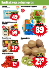 Zuurkool Naturel. Zak 500 gram. aanbieding bij Dirk – geldig van 28.12.2025 t/m 06.01.2026