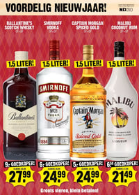Ballantine's Scotch Whisky aanbieding bij Dirk – geldig van 28.12.2025 t/m 06.01.2026
