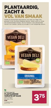 FIT FOOD Vegan Deli PLANTAARDIGE VARIATIE OP KAAS aanbieding bij Ekoplaza – geldig van 04.03.2026 t/m 10.03.2026