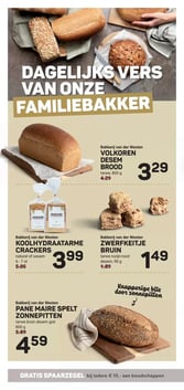 Bakkerij van der Westen PANE MAIRE SPELT ZONNEPITTEN aanbieding bij Ekoplaza – geldig van 07.01.2026 t/m 13.01.2026