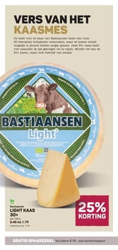 Bastiaansen LIGHT KAAS 30+ aanbieding bij Ekoplaza – geldig van 07.01.2026 t/m 13.01.2026