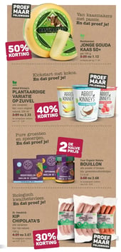 Bastiaansen JONGE GOUDA KAAS 50+ aanbieding bij Ekoplaza – geldig van 11.03.2026 t/m 17.03.2026