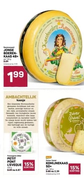 KOMIJNEKAAS 50+ aanbieding bij Ekoplaza – geldig van 18.02.2026 t/m 24.02.2026