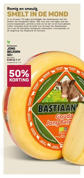 Bastiaansen JONG BELEGEN 50+ aanbieding bij Ekoplaza – geldig van 25.02.2026 t/m 03.03.2026