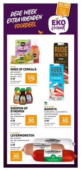 KOEK OF CEREALS aanbieding bij Ekoplaza – geldig van 25.02.2026 t/m 03.03.2026