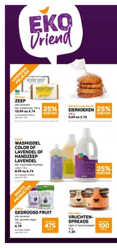 Bakkerij van der Westen EIERKOEKEN aanbieding bij Ekoplaza – geldig van 27.12.2025 t/m 06.01.2026