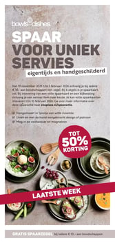 SPAAR VOOR UNIEK SERVIES aanbieding bij Ekoplaza – geldig van 19.11.2025 t/m 03.02.2026