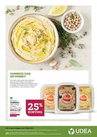 De Hobbit HUMMUS tahin, citroen of olijven aanbieding bij Ekoplaza – geldig van 31.01.2026 t/m 07.02.2026