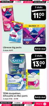 Libresse big packs aanbieding bij Etos – geldig van 02.02.2026 t/m 08.02.2026