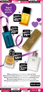 Azzaro Homme Eau de toilette 50 ml aanbieding bij Etos – geldig van 02.02.2026 t/m 08.02.2026