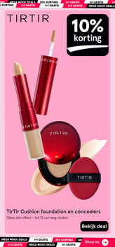 TirTir Cushion foundation en concealers aanbieding bij Etos – geldig van 02.02.2026 t/m 08.02.2026