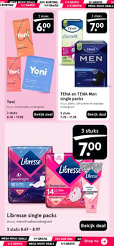Libresse single packs aanbieding bij Etos – geldig van 02.02.2026 t/m 08.02.2026