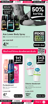 Axe Lower Body Spray aanbieding bij Etos – geldig van 02.02.2026 t/m 08.02.2026